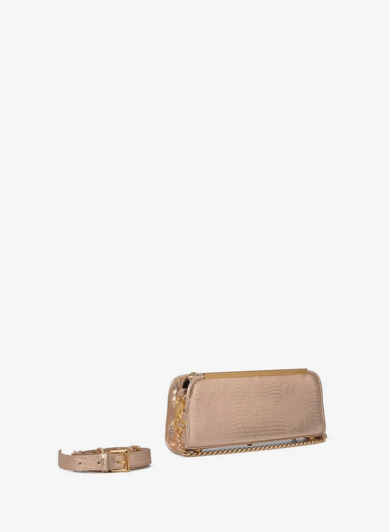 Golden Baguette Bag