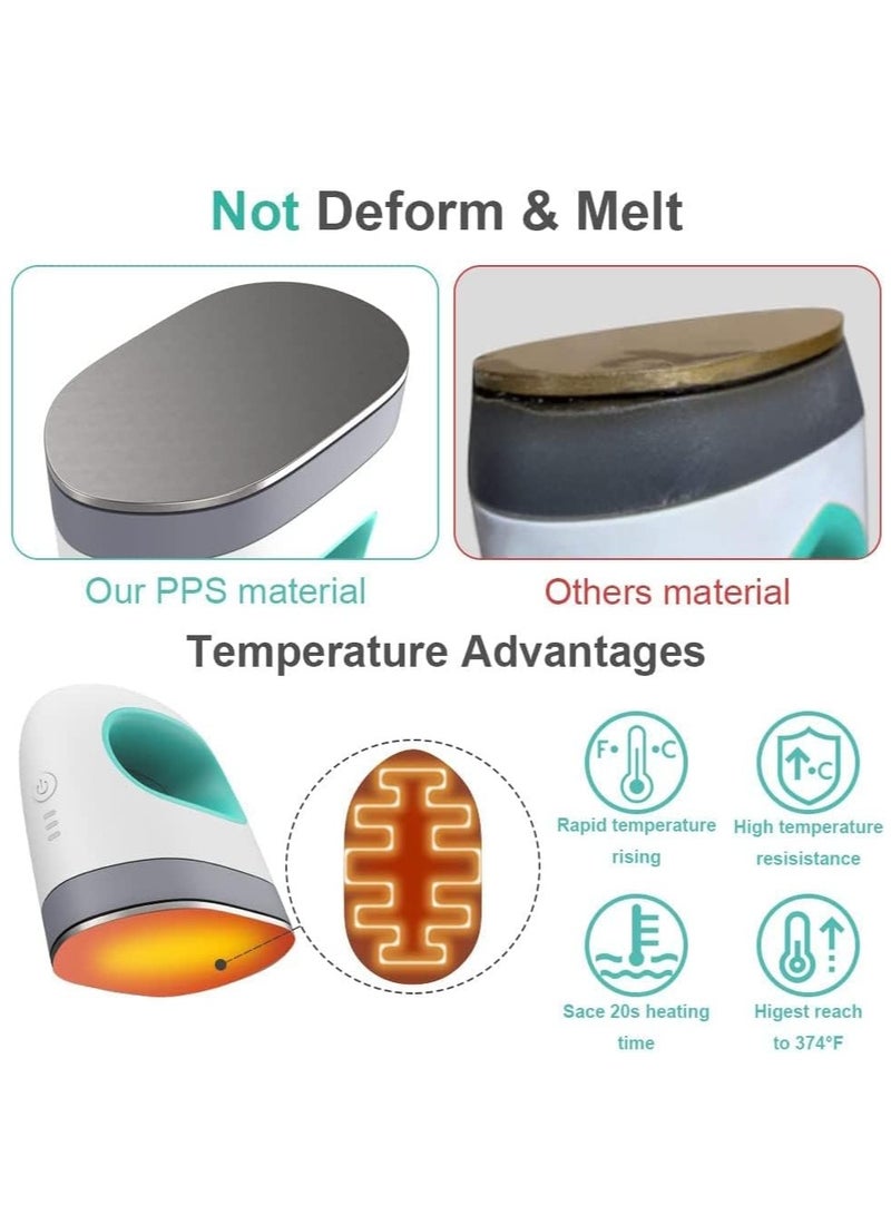 Mini Easy Heat Press,Portable Heat Press Machine for T Shirts Shoes and Hats, Pressing Machine for Heating Transfer, DIY Family Shirt Printing - Image 5