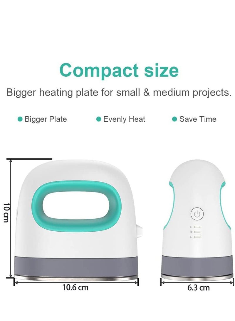 Mini Easy Heat Press,Portable Heat Press Machine for T Shirts Shoes and Hats, Pressing Machine for Heating Transfer, DIY Family Shirt Printing - Image 4