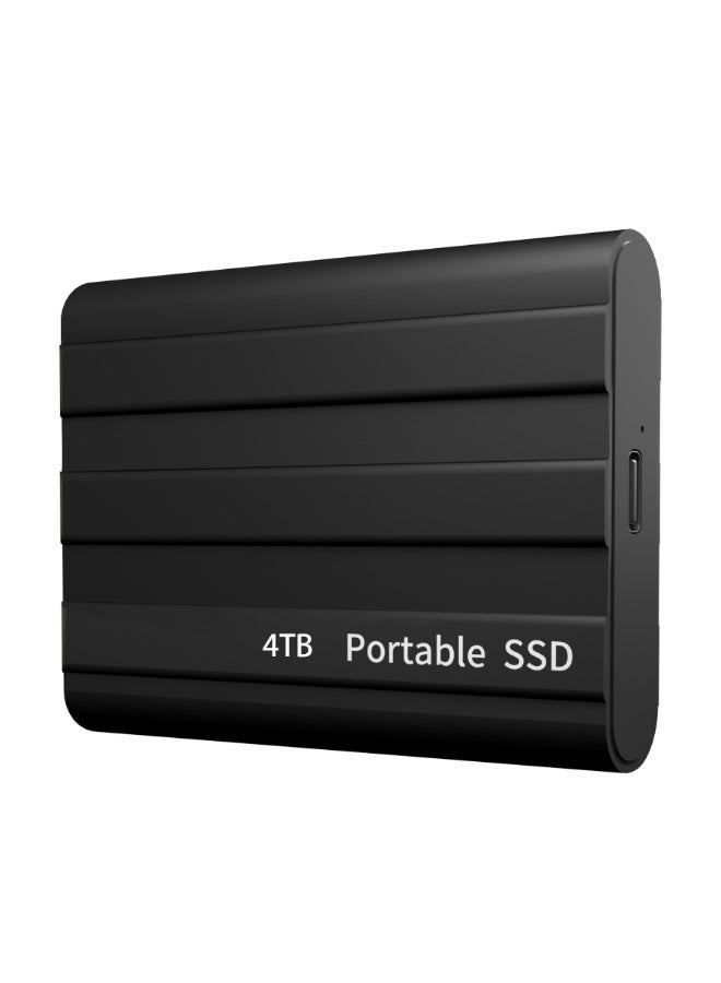 4TB Portable External SSD, 4000GB USB 3.1 High Speed Data Transfer, Computer Backup Drive Support Data Storage Transfer, USB C Mini Portable External Solid State Drive for PC/Laptop/Phones and More - Image 1
