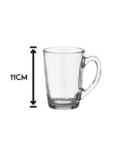 Luminarc Set of 6 glass tea cups from Luminarc, capacity 320 ml  - Image 3