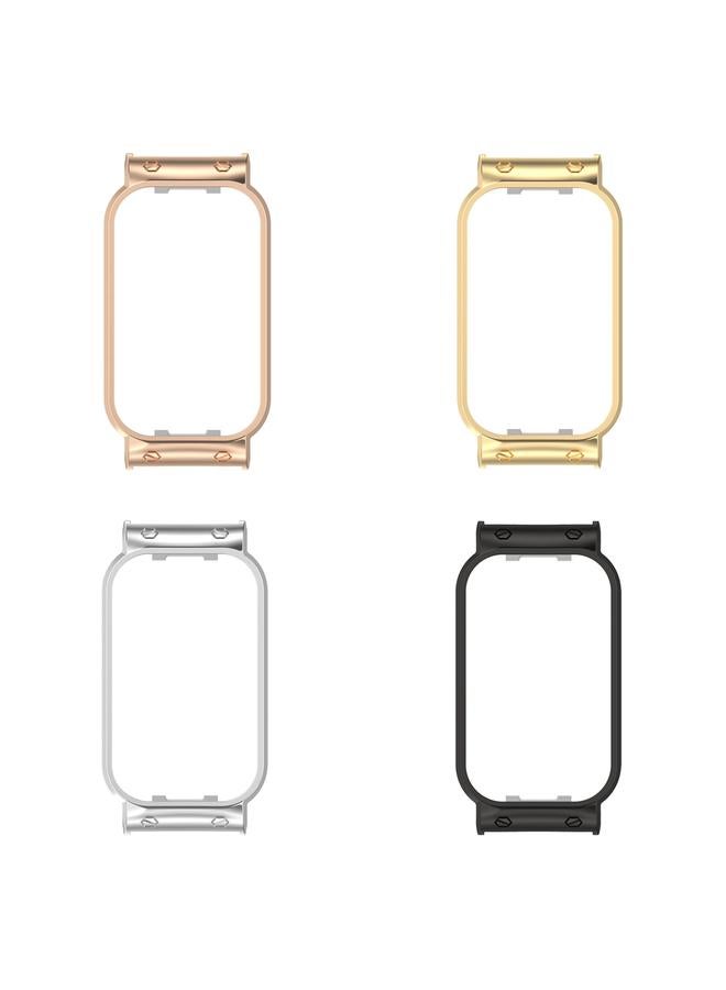 erorex For Redmi Band 2 Metal Frame Watch Protective Case(Silver) - Image 4