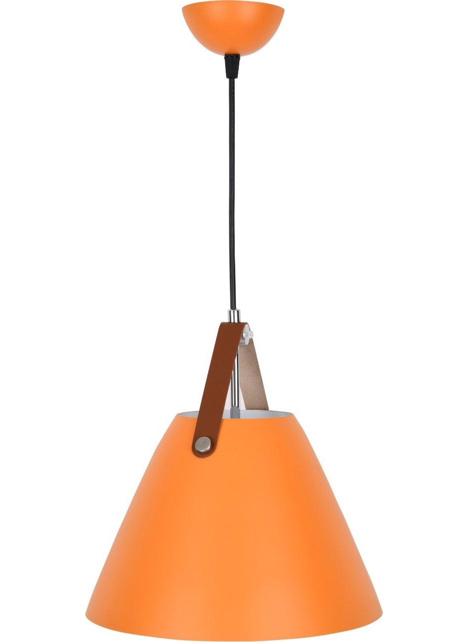 Crystal Palace - Single Pendant Chandelier - Young Room Children's Room Balcony Kitchen Garden Terrace Chandelier Office Chandelier - Modern Orange Chandelier - Image 1