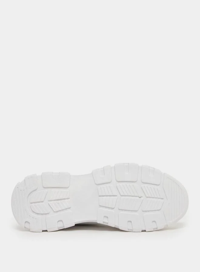 Styli Styli Lightweight Color Block Lace Up Sneakers