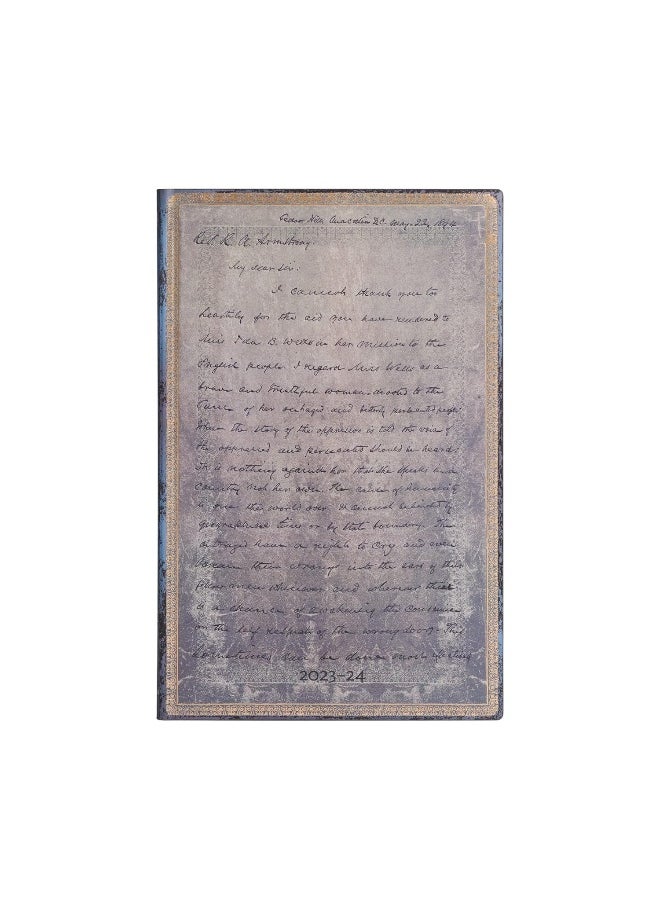 Frederick Douglass, Letter for Civil Rights (Embellished Manuscripts Collection) Maxi 18-month Dayplanner 2024  - Image 4