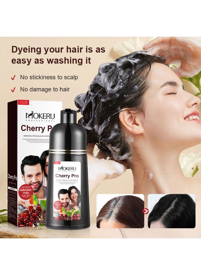 موكيرو شامبو شيري برو الخالي من الأمونيا للشعر الأسود - Image 5