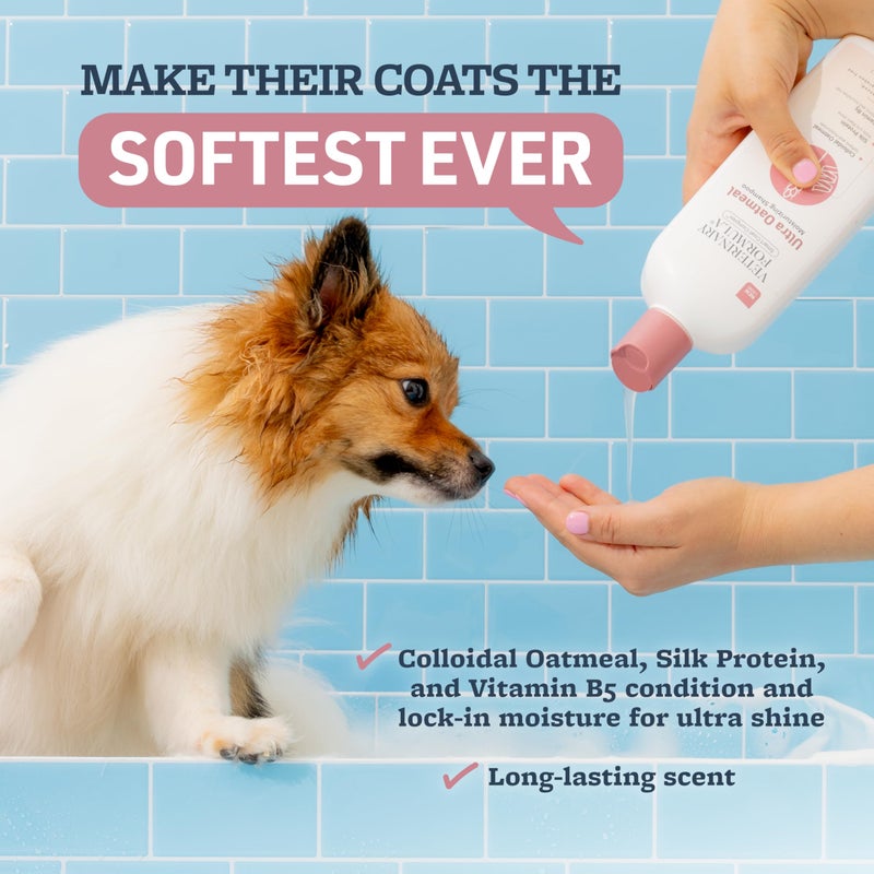 Veterinary Formula Smart Coat Complex Ultra Oatmeal Moisturizing Shampoo for Dogs, 17 Fl oz â€“ Moisture-Rich, Nourishing Shampoo â€“ Leaves Coat Clean, Soft, Silky, Shiny â€“ Long-Lasting Fragrance - Image 4