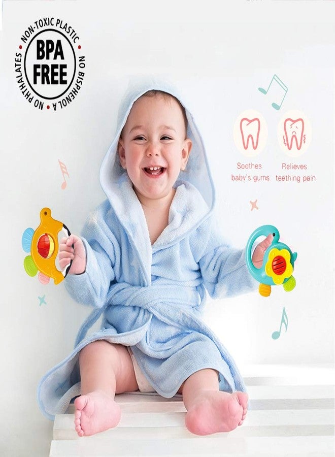 Yiosion Baby Rattles Sets Teether, Shaker, Grab and Spin Rattle, Musical Toy Set, Early Educational Toys Gifts for 3, 6, 9, 12 Month Baby Infant, Newborn - Image 5