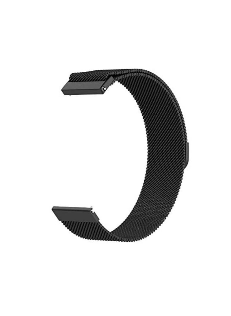 Black Milanese Magnetic Bracelet Replacement Band Strap Wrist for Huawei Watch
