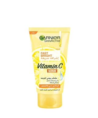 Garnier SkinActive Fast Bright Vitamin C & Lemon Daily Face Scrub for Radiant Skin