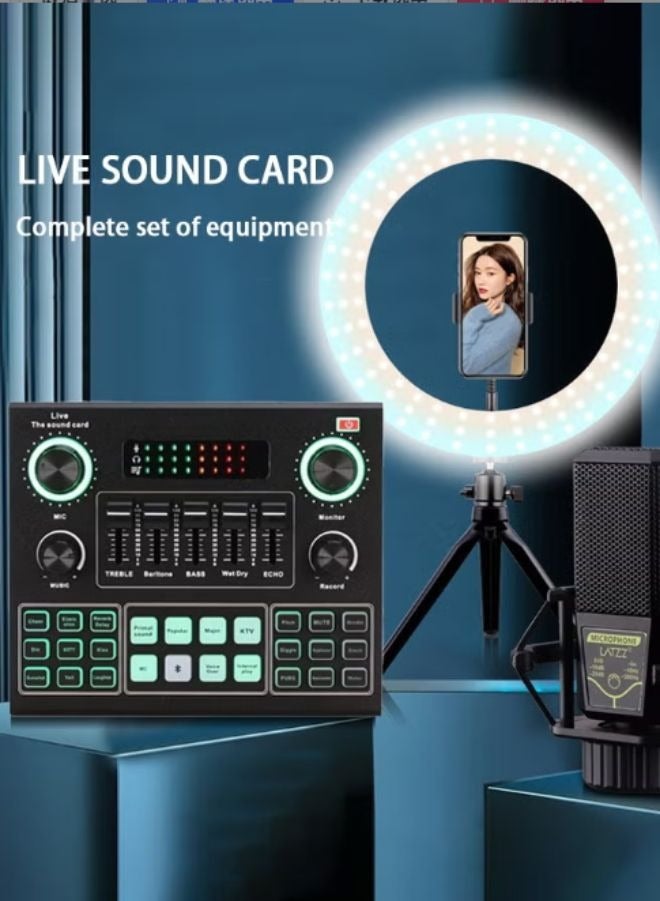 Sound Mixer Board for Live Streaming with Voice Changer and Multiple Audio Effects - Image 3