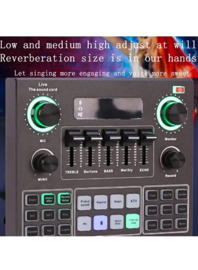 Sound Mixer Board for Live Streaming with Voice Changer and Multiple Audio Effects - Image 4