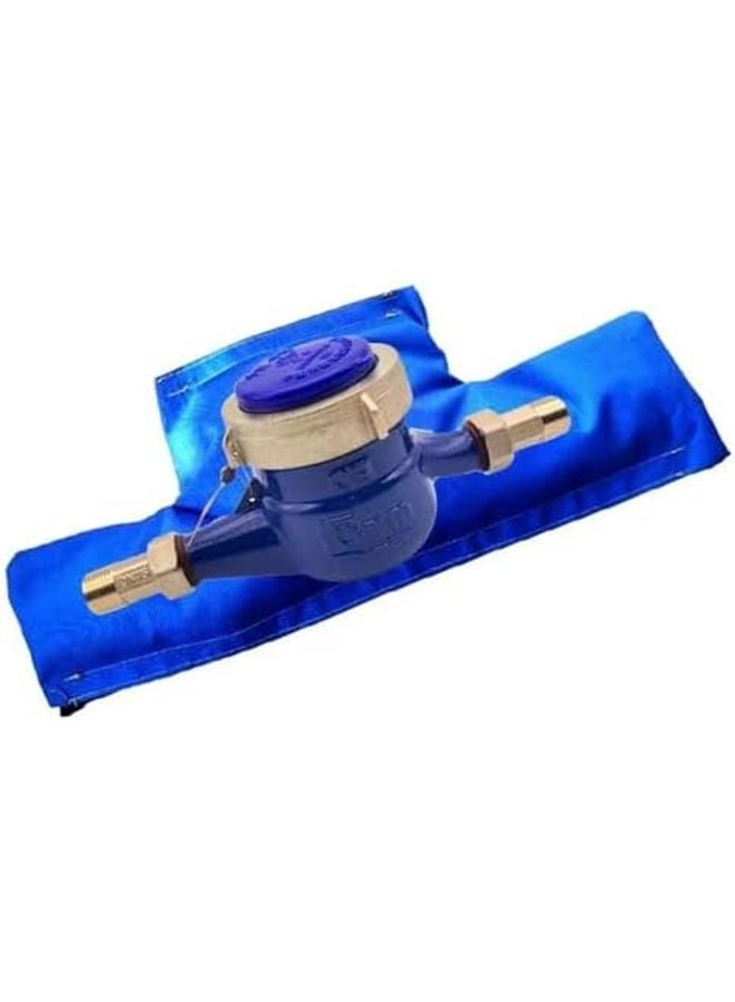 Blue Water Meter Protective Cover Outdoor Antifreeze Thermal Insulation Fabric Sleeve - Image 2