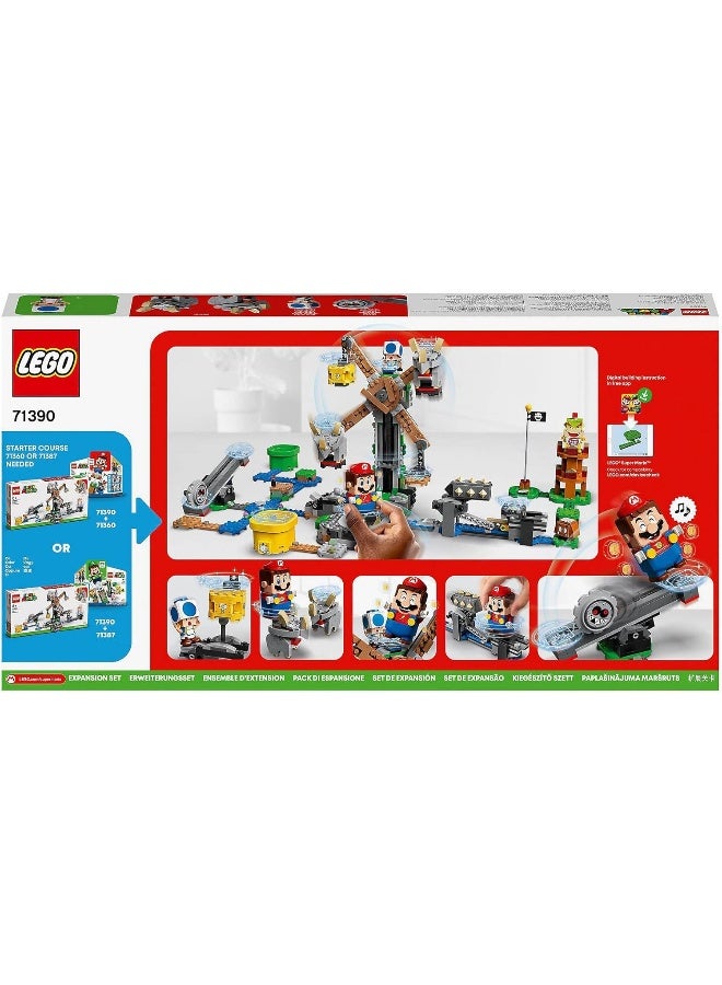 LEGO مجموعة توسيع LEGO Super Mario Reznor Knockdown 71390 (862 قطعة) - Image 2