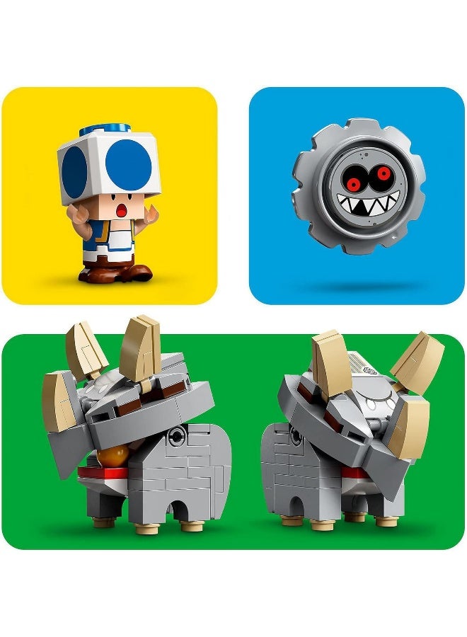 LEGO مجموعة توسيع LEGO Super Mario Reznor Knockdown 71390 (862 قطعة) - Image 1