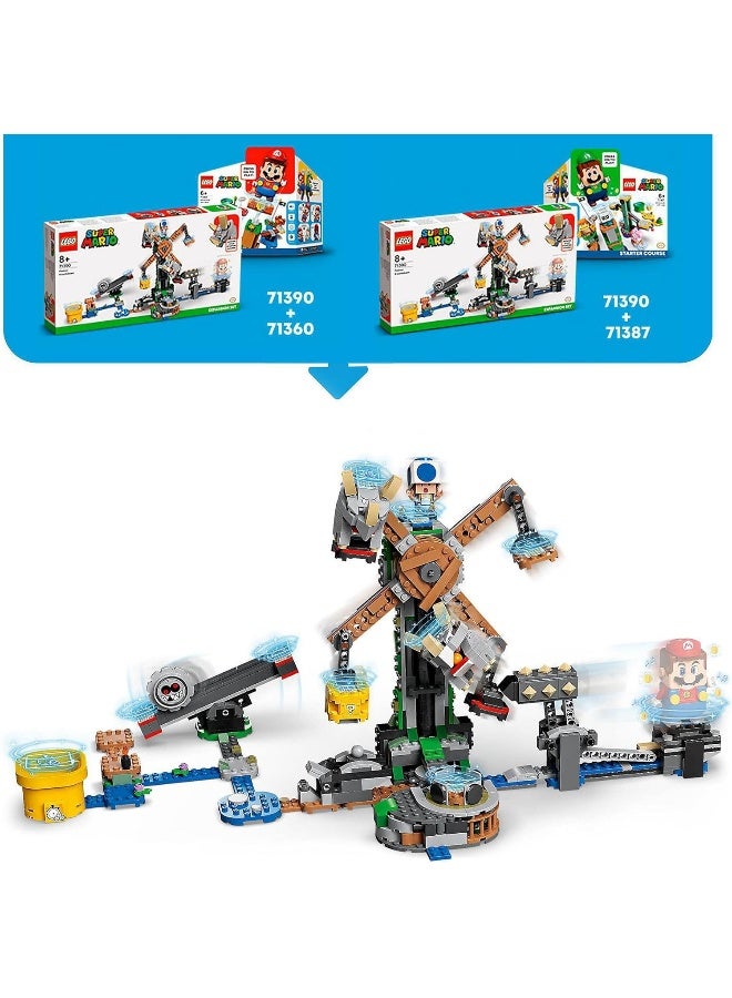 LEGO مجموعة توسيع LEGO Super Mario Reznor Knockdown 71390 (862 قطعة) - Image 3
