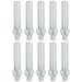 Sunlite PLD26/SP41K/10PK 4100K Cool White Fluorescent 26W PLD Double U-Shaped Twin Tube CFL Bulbs with 2-Pin G24D-3 - Image 2