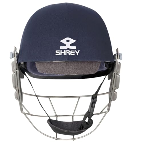 Shrey Pro Guard Titanium 2.0 Cricket Helmet, Navy - Large (60-63 CM) - Image 2