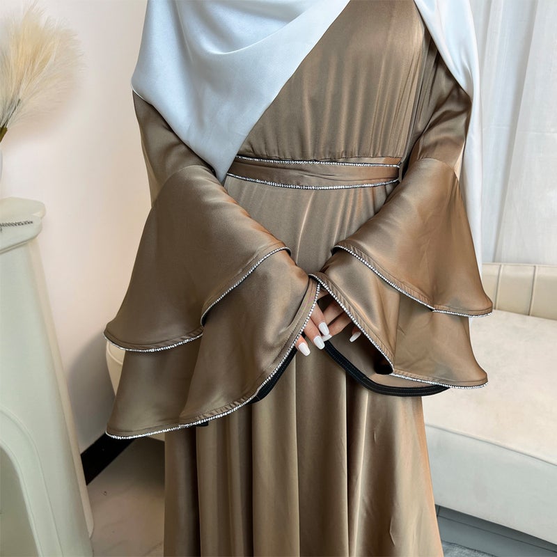 فستان نسائي واسع بأكمام طويلة من جمیل