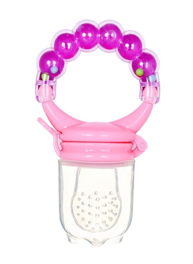 Alya The Cheeky Kidzz Pack of 1 Baby Fruit Vegetable Food Feeder Rattle Massaging Silicone Soothers Teether and Feeder (Design 100) - Image 4