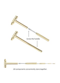 HEBEZON HEBEZON Multifunctional tool set including hammer head and screwdriver 6 in 1 Mini Multifunction AntiCorrosion AntiRust Copper Hammer Pack Of 1  - Image 3