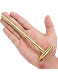 HEBEZON HEBEZON Multifunctional tool set including hammer head and screwdriver 6 in 1 Mini Multifunction AntiCorrosion AntiRust Copper Hammer Pack Of 1  - Image 5