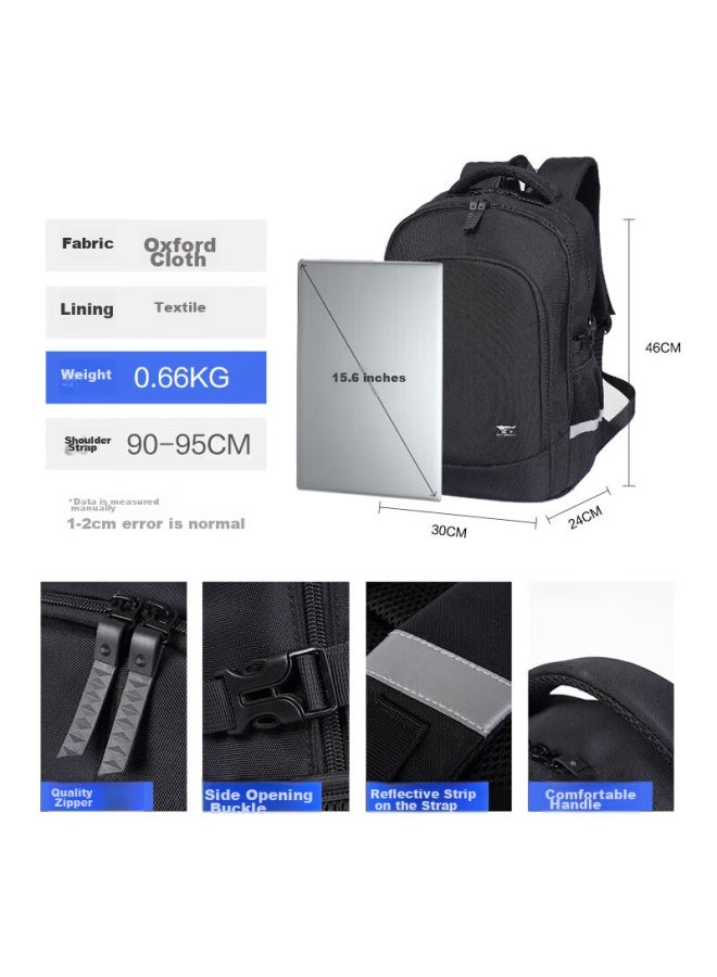 Septwolves Backpack For Men, Large Capacity Business Casual Commute Travel Laptop Bag, Middle School Student Schoolbag - Image 1