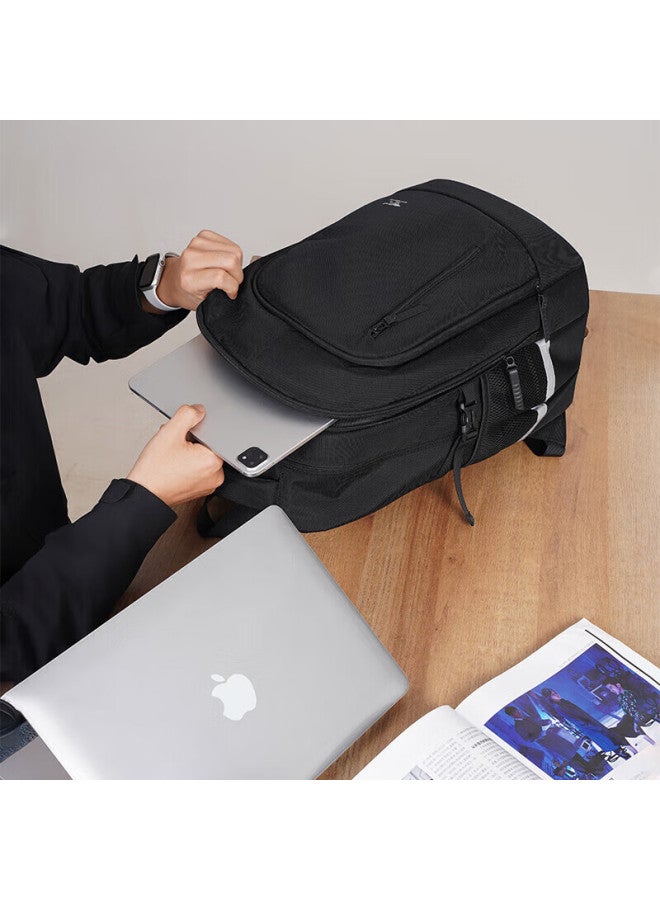 Septwolves Backpack For Men, Large Capacity Business Casual Commute Travel Laptop Bag, Middle School Student Schoolbag - Image 3