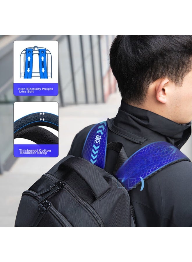 Septwolves Backpack For Men, Large Capacity Business Casual Commute Travel Laptop Bag, Middle School Student Schoolbag - Image 4
