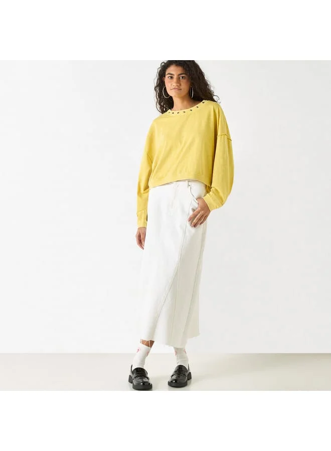 Lee Cooper Lee Cooper Solid Top with Drop Shoulder Sleeves