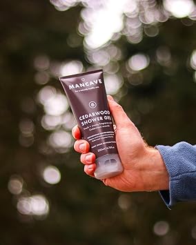 ManCave Cedarwood Shower Gel for Men Fresh Woody Aroma with Eucalyptus and Pine Needle Sulphate and Paraben Free Natural Vegan Cruelty Free 200 ml Pack of 2 - Image 3