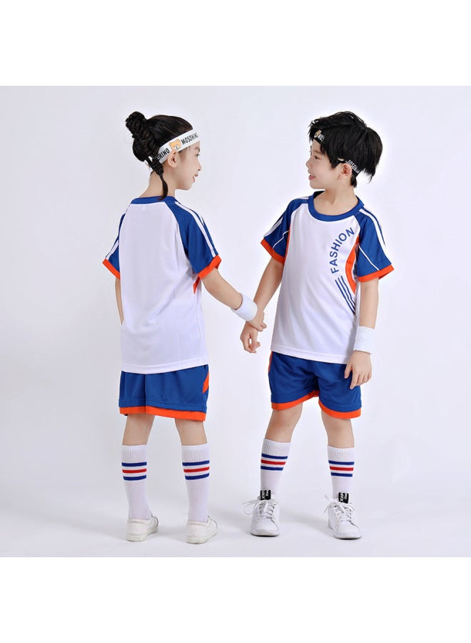 Jy-204 White And Blue Light Board Guard Socks) Football Jersey - Image 1