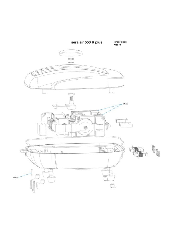 Sera Air Pump [Model - 550+] - Image 2