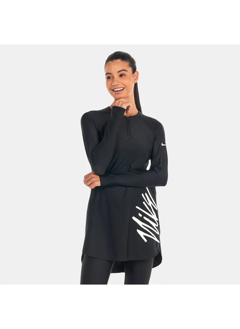 Nike Women's Victory Logo Full Coverage Swimming Tunic