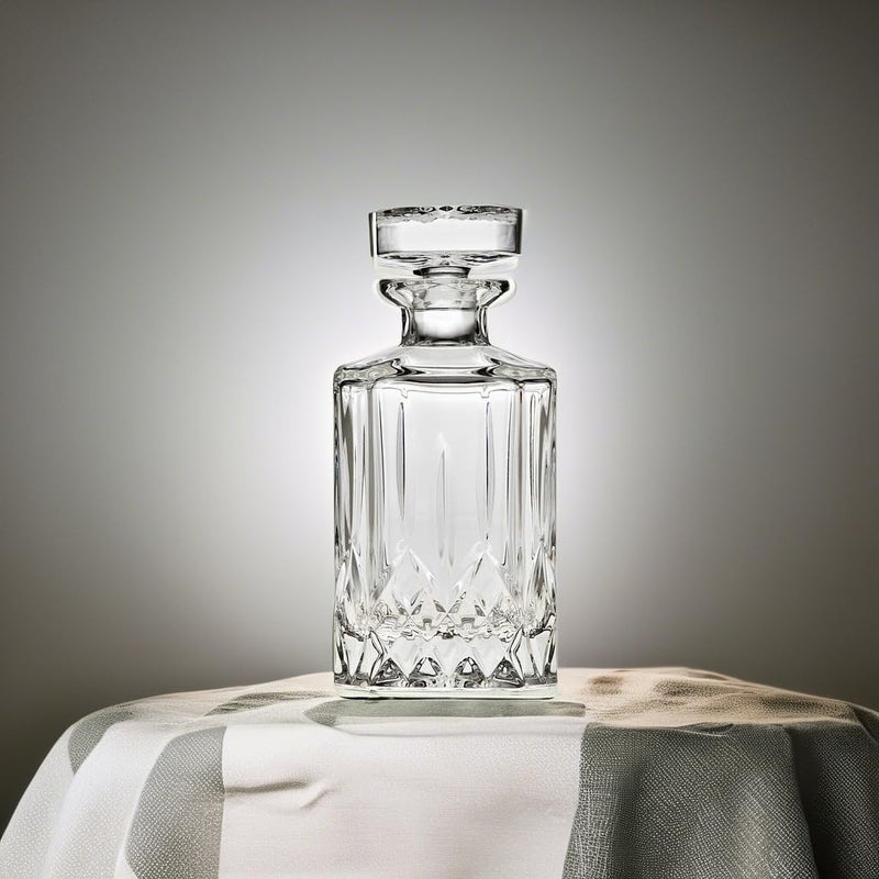 Godinger Oxford Crystal Collection Whiskey Decanter With Stopper 650ml - Image 2