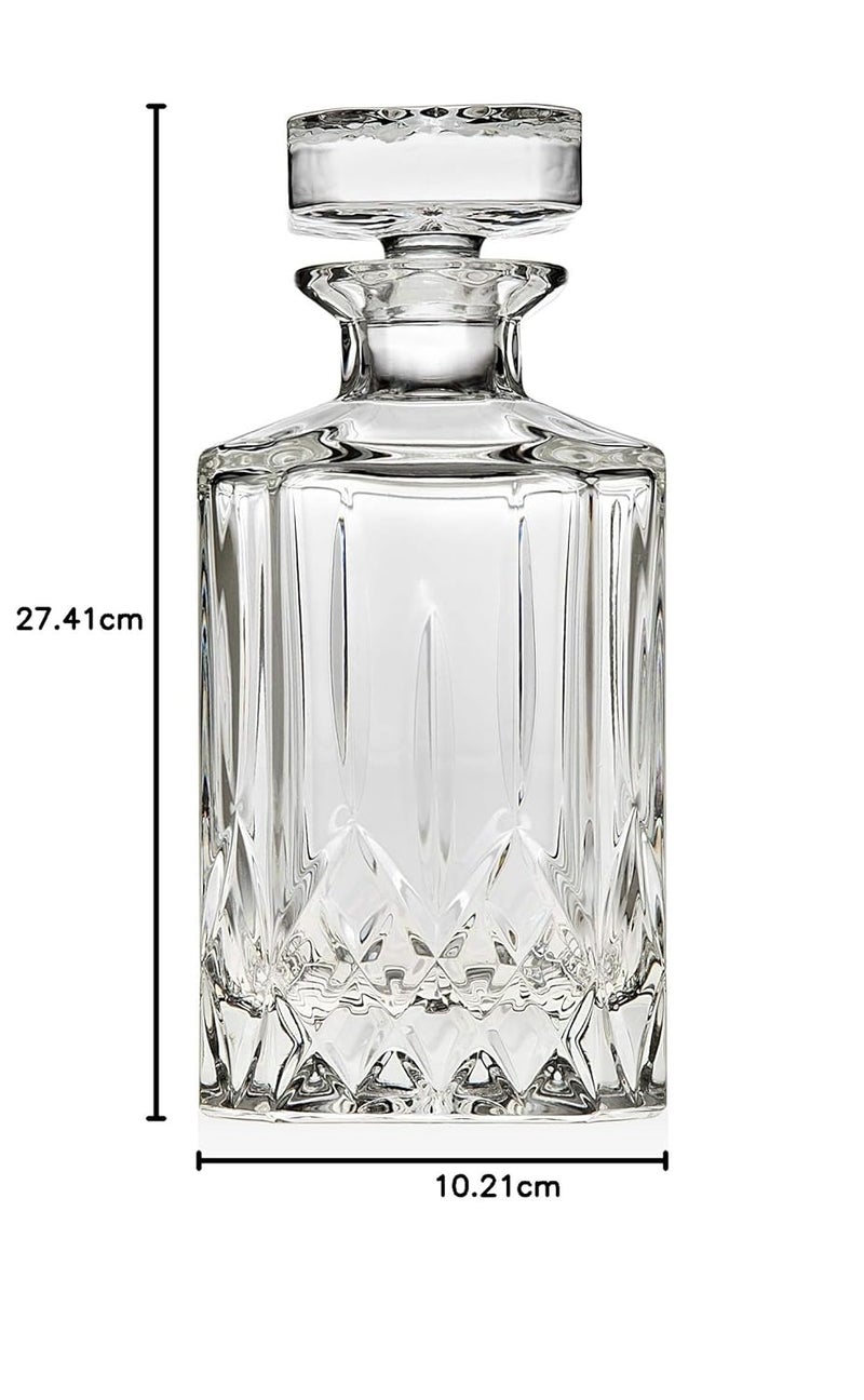 Godinger Oxford Crystal Collection Whiskey Decanter With Stopper 650ml - Image 3