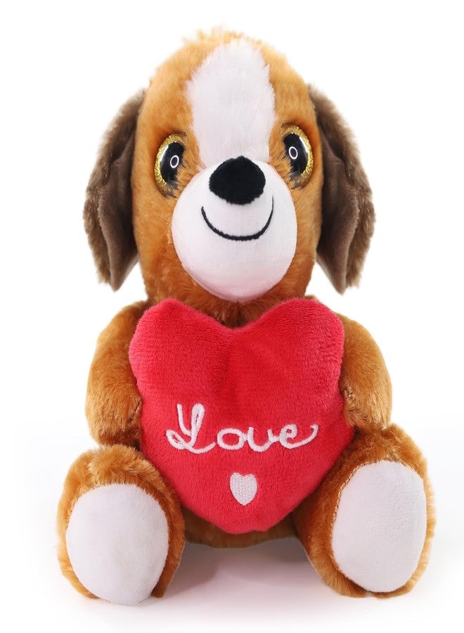 Sew Butiful Plush Puppies - Birthday Gift - for Couples or Kids - for Him - for Her - Amor - Te Amo - Puppy Love - Dog Stuffed Animal - Image 1