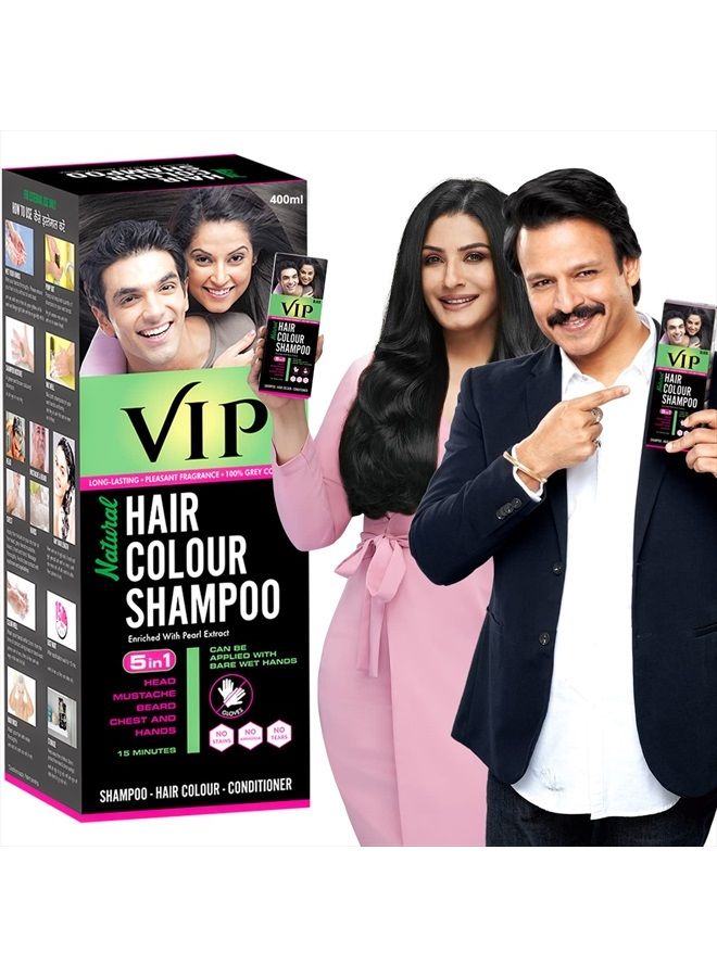 VIP Hair Color Shampoo, 400ml - Image 1