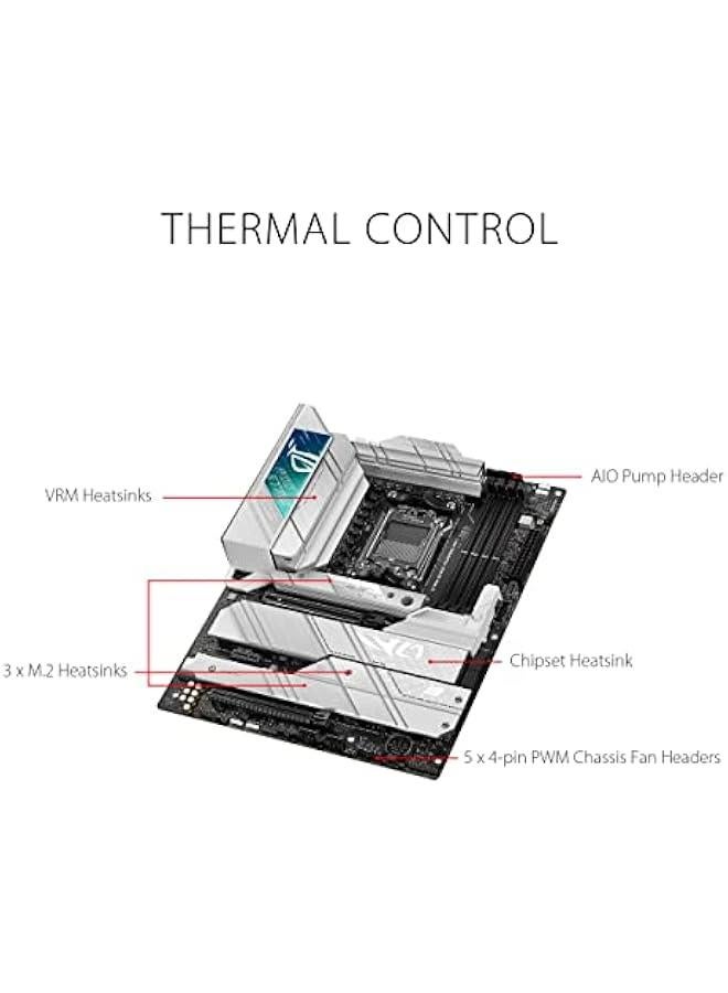 Arabest ROG Strix X670E-A Gaming WiFi 6E Socket AM5 (LGA 1718) Ryzen 7000 Motherboard(16+2 Power Stages,PCIe® 5.0, DDR5 Memory,4xM.2 Slots,USB 3.2 Gen 2x2, AI Cooling II)  - Image 3