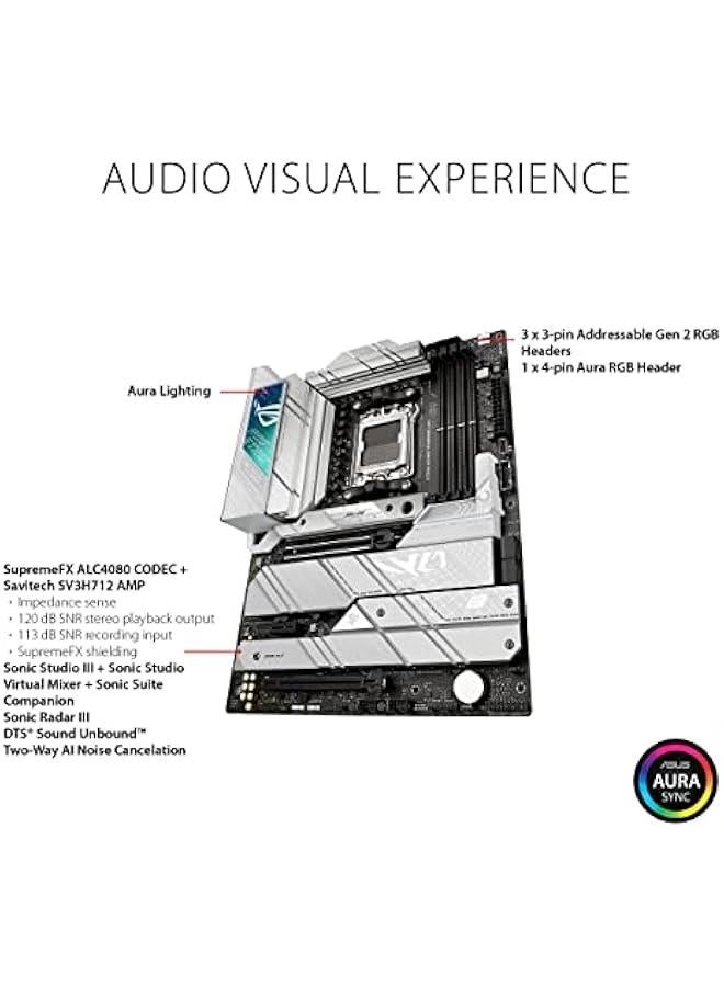 Arabest ROG Strix X670E-A Gaming WiFi 6E Socket AM5 (LGA 1718) Ryzen 7000 Motherboard(16+2 Power Stages,PCIe® 5.0, DDR5 Memory,4xM.2 Slots,USB 3.2 Gen 2x2, AI Cooling II)  - Image 4