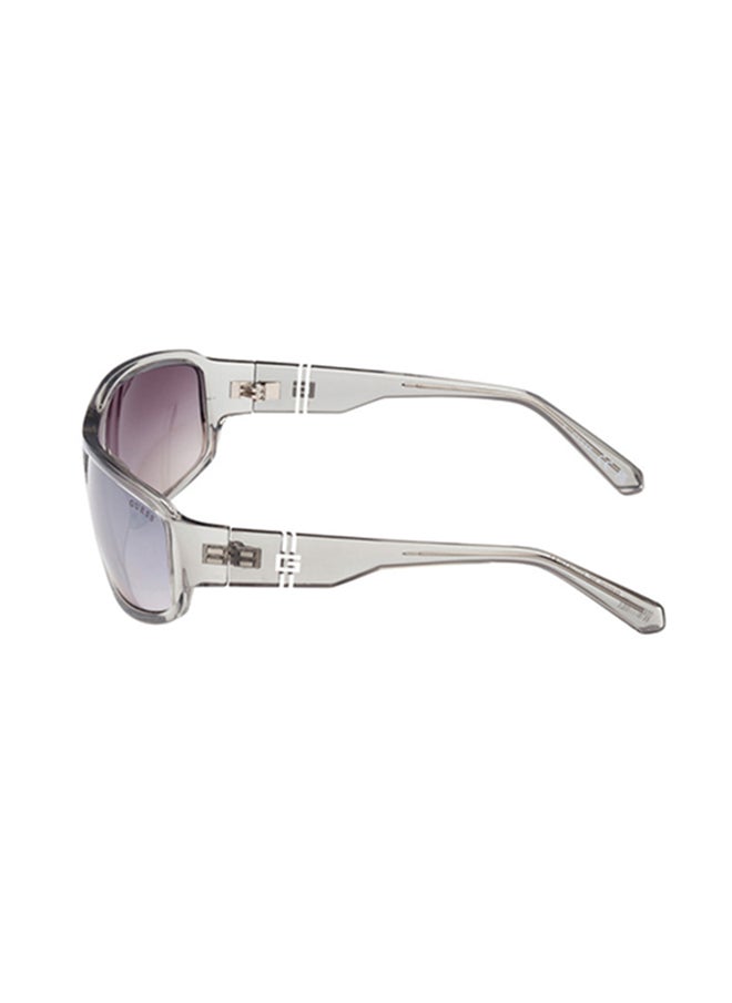 GUESS Rectangular Sunglasses For Men - Clear Grey  - Image 2