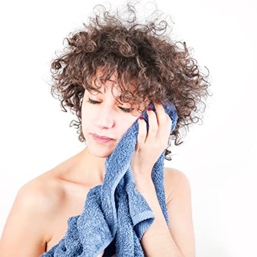 BePlush Bamboo Towels for Bath| Ultra Soft, Highly Absorbent, Quick Dry, Anti Bacterial Bamboo Bath Towel for Men & Women || 450 GSM, 27 x 55 Inches (1, Sky Blue) - Image 3
