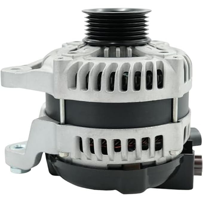 WELLBOX Alternator Compatible with Ford Mustang V6 3.7L 2011-2014, 12V 150A High Output 150Amp 6-Groove Pulley, OE 11623N 104210-2970 90295798 BR3T-10300-EC - Image 1