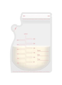 Oasisgalore 250ML Milk Storage Bags Breastmilk ，Reusable for Refrigeration and Freezing  - Image 1