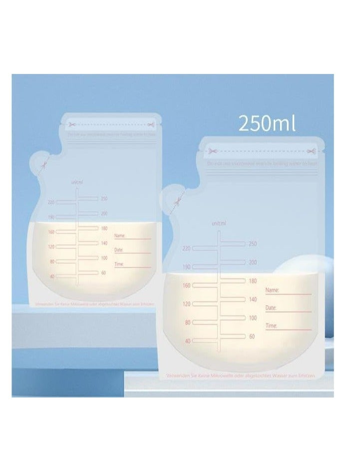 Oasisgalore 250ML Milk Storage Bags Breastmilk ，Reusable for Refrigeration and Freezing  - Image 4