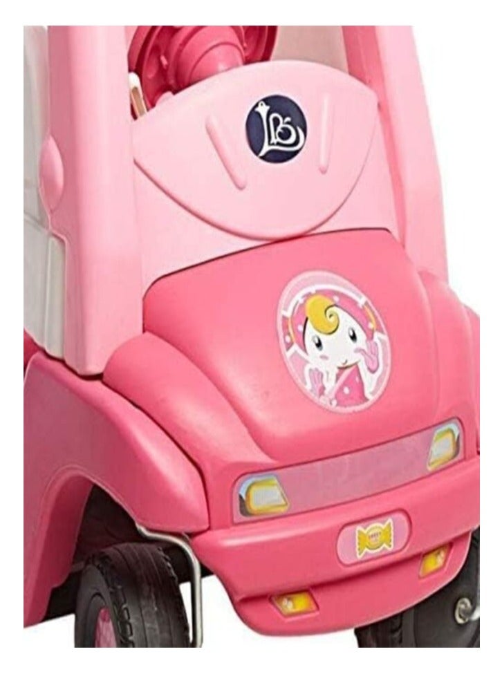 Baby Coupe Ride On Car - Pink - Image 2