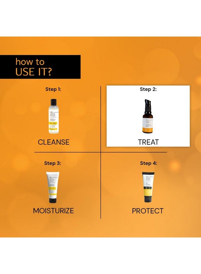 Deconstruct 10% Non-Irritating Vitamin C Face Serum For Glowing Skin|10% Vitamin C + 0.5% Ferulic Acid|Water Based Serum|Highly Stable Vitamin C Face Serum For Women And Men|Beginner Friendly|30 Ml - Image 3