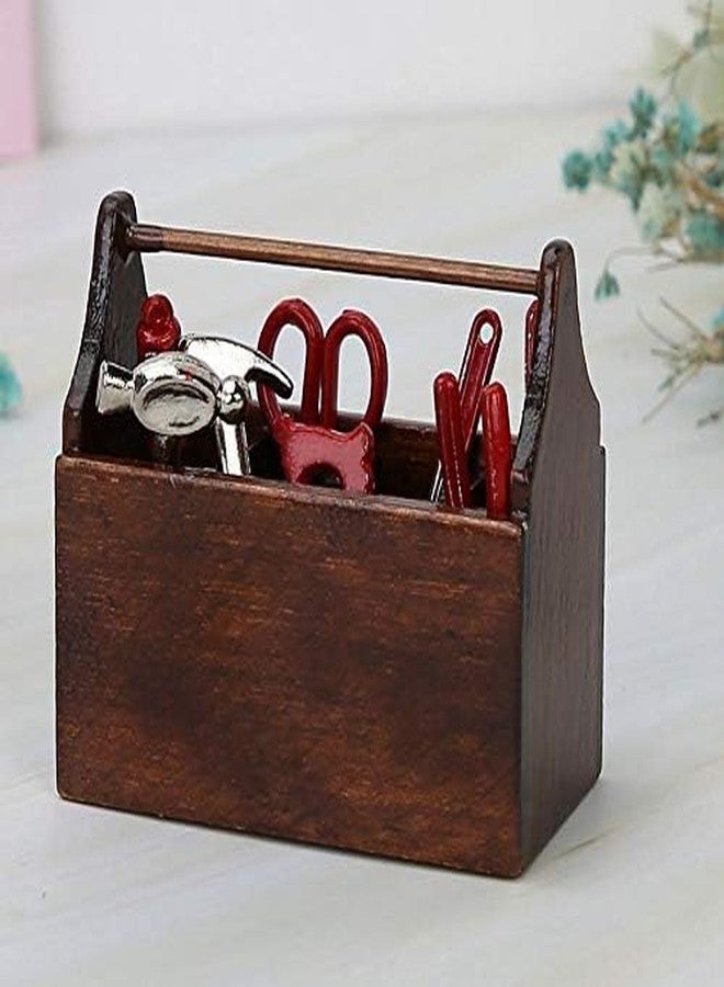 xinxingin 9 PCS Miniature Tool Kit Set, Tools Box Kit, Miniature and Tool Box, Mechanic Tool Set Compact Design for Creative Play - Image 4
