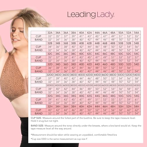 Leading Lady Meryl Cotton Front-Closure Comfort & Sleep Bra - Comfy Cotton Sleep and Leisure Bras For Women. - Image 4