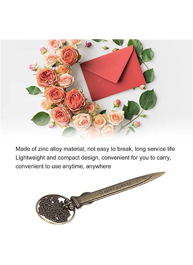 Generic - Letter Openers, Retro Letter Opener Knife Elegant Safe Reliable Convenient Practical Envelope Opener Compact Portable Envelope Slitter for Office(Style 3) - Image 1